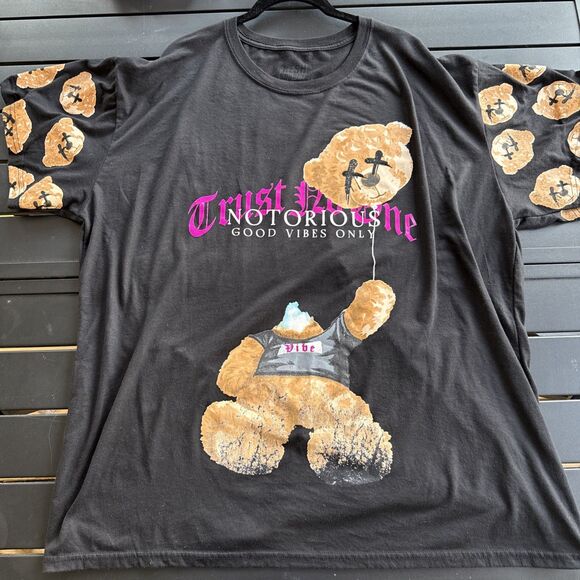 BIG & TALL Fresh Laundry Graphic Black  TShirt Size 3XL Good Used Condition - Picture 1 of 10